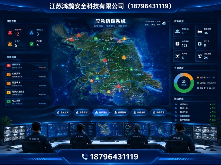 重庆消防通信指挥展示图
