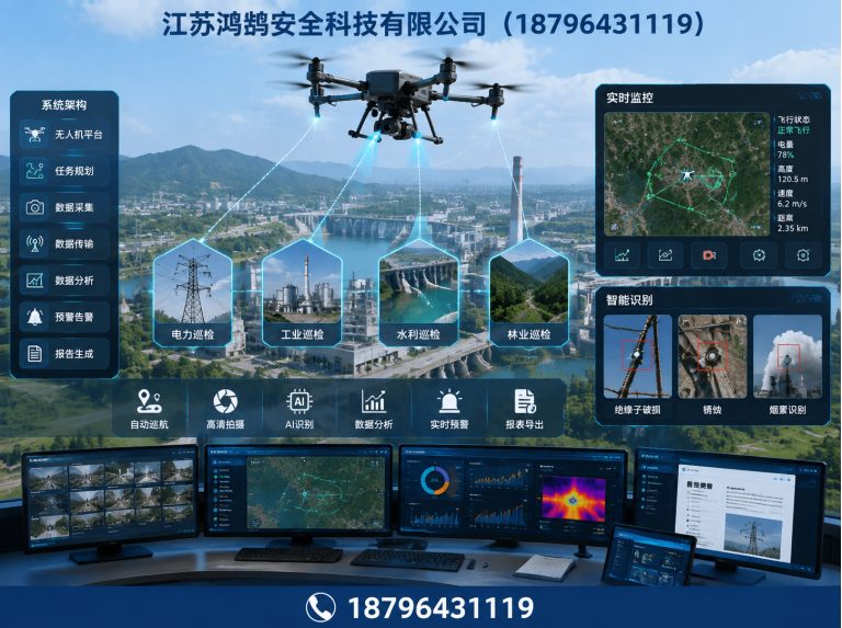 重庆无人机巡检系统展示图